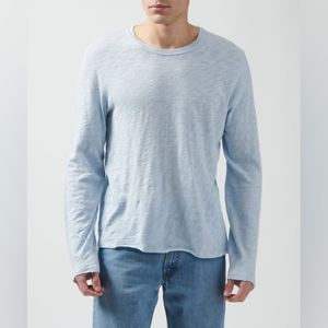 ATM Slub Jersey L/S Destroyed Wash Tee